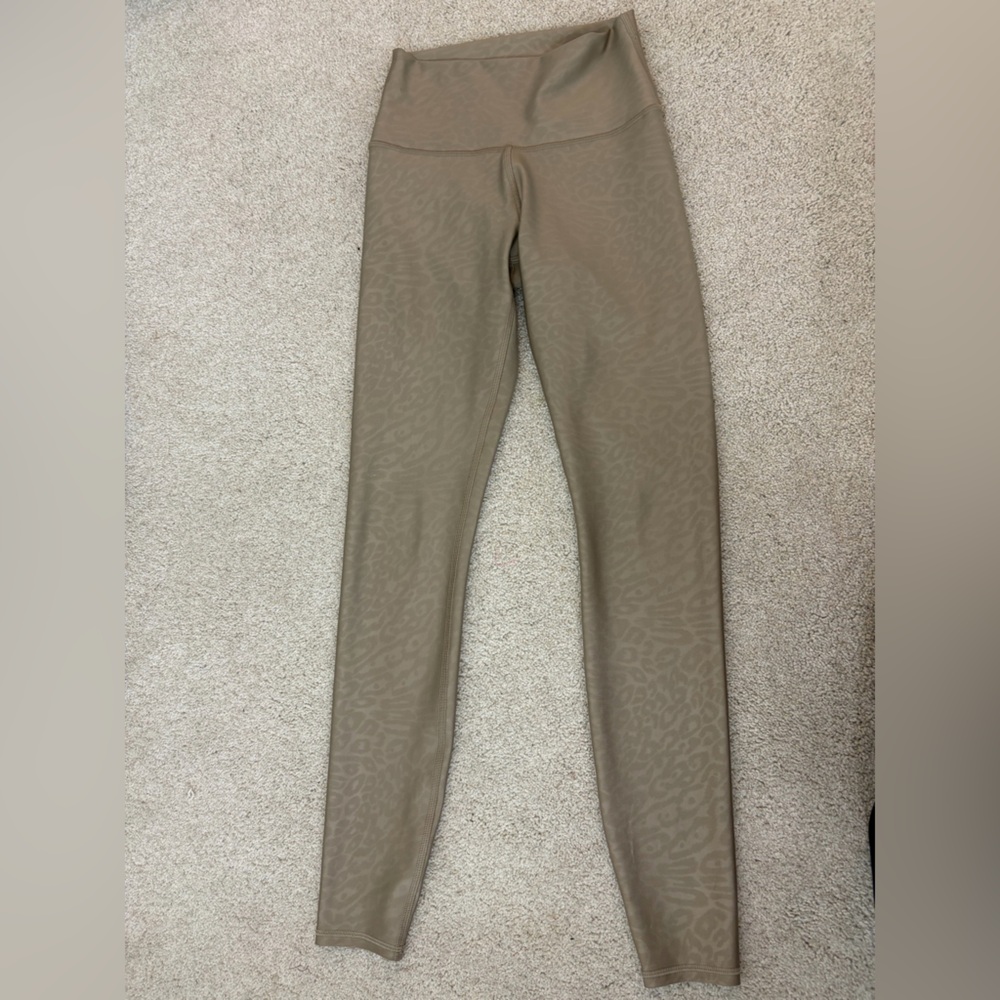 Leopard Print Tan Leggings